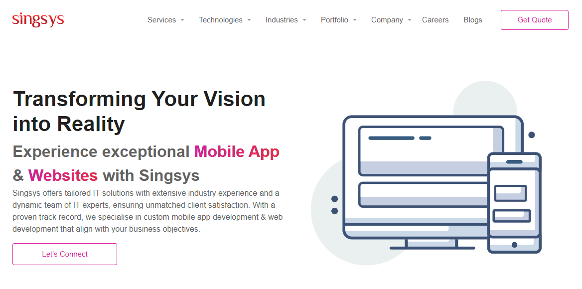 Mobile App Development Company Web Development Singapore Singsys