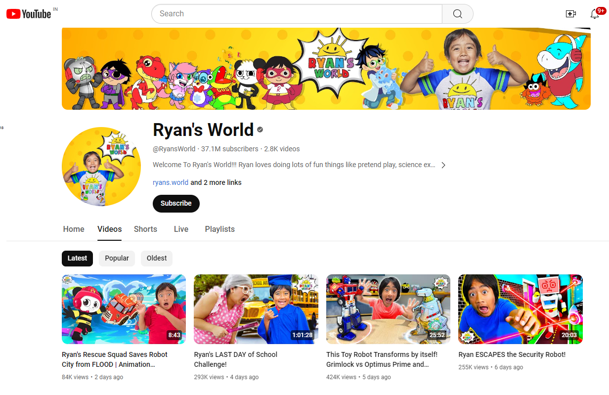 Ryan's World